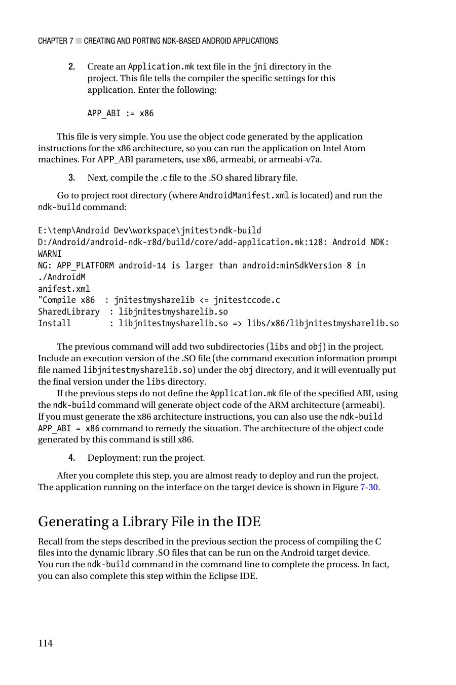 Android on x86 — interior page 1